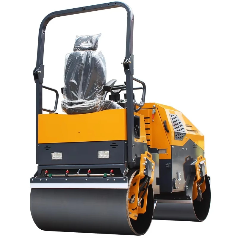 Immagine 5: Rullo Compattatore Stradale Monocilindrico, Mini Compattatore Vibrante per Asfalto