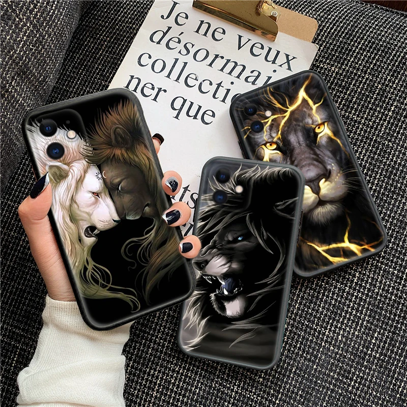 67Q Lion cool Soft Case for Redmi Note 11 11S 10 10T 10 Pro Max 10S 9T 9 9S 8 8T 7 Xiaomi Mi 11 11I 12 12X