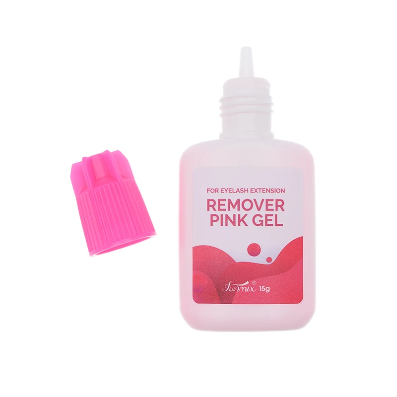 Funmix novo removedor de cola de cílios 15g removedor líquido adesivo debonder tipo gel ferramenta de remoção de extensão de cílios postiços