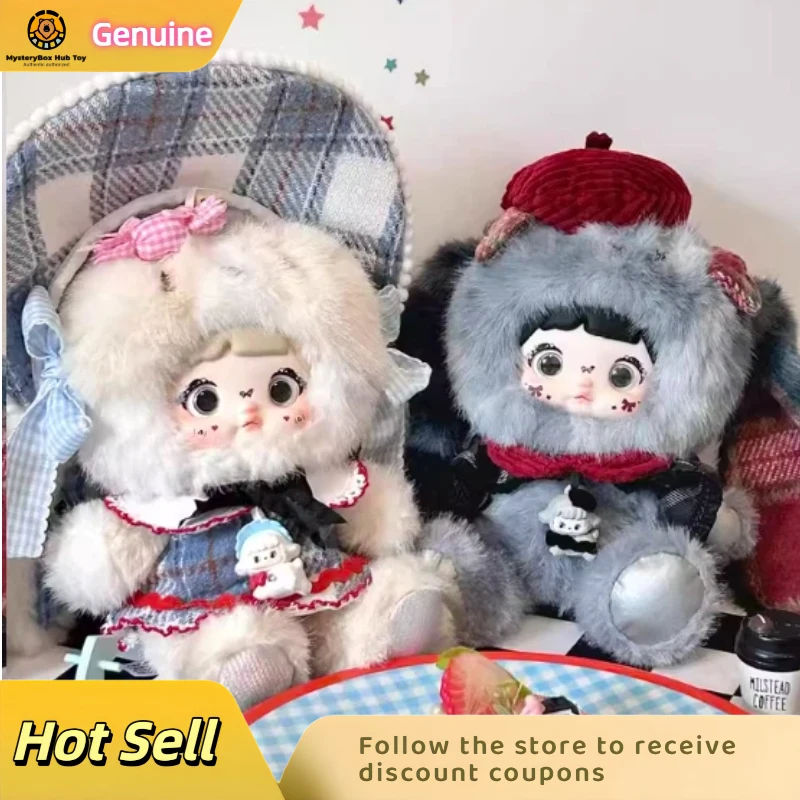 

New Nommi Original Childhood Series Blind Box Mystery Box Vinyl Face Doll Fluffy Plush Bag Keychain Cute Toy Birthday Xmas Gift