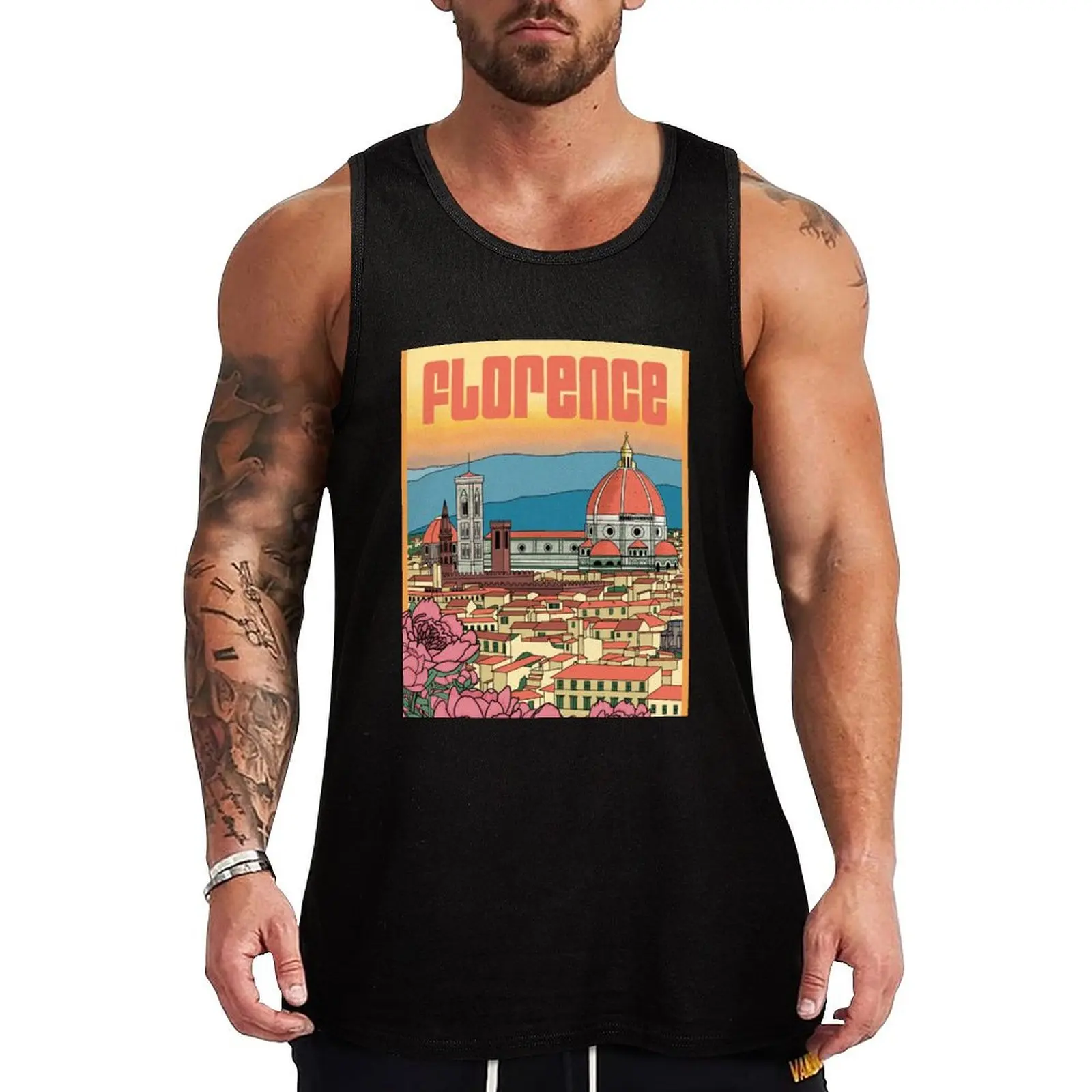 

Florence Duomo Tank Top Gym clothes Japanese t-shirt