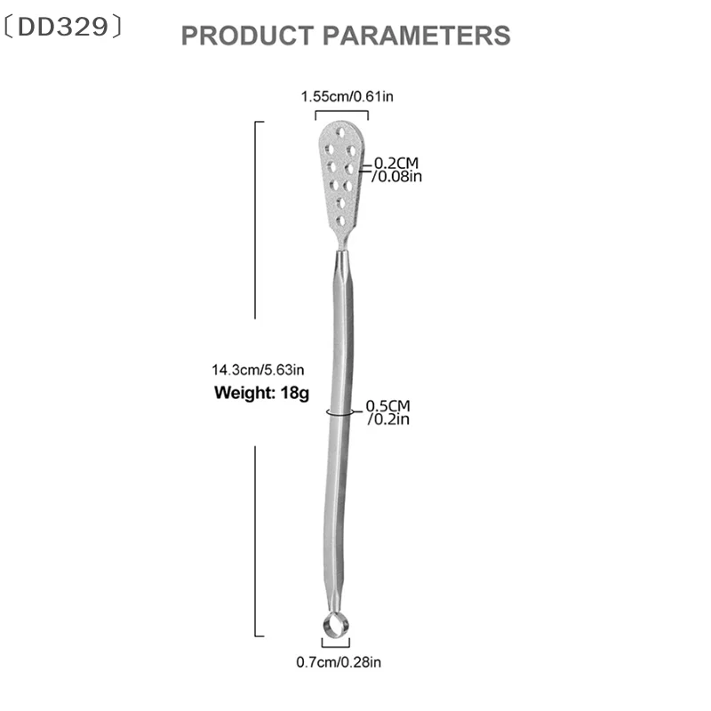 [-DD329] مبرد القدم من الفولاذ المقاوم للصدأ، مزيل الجلد الميت، إزالة الجلد الميت، أدوات باديكير كشط القدم