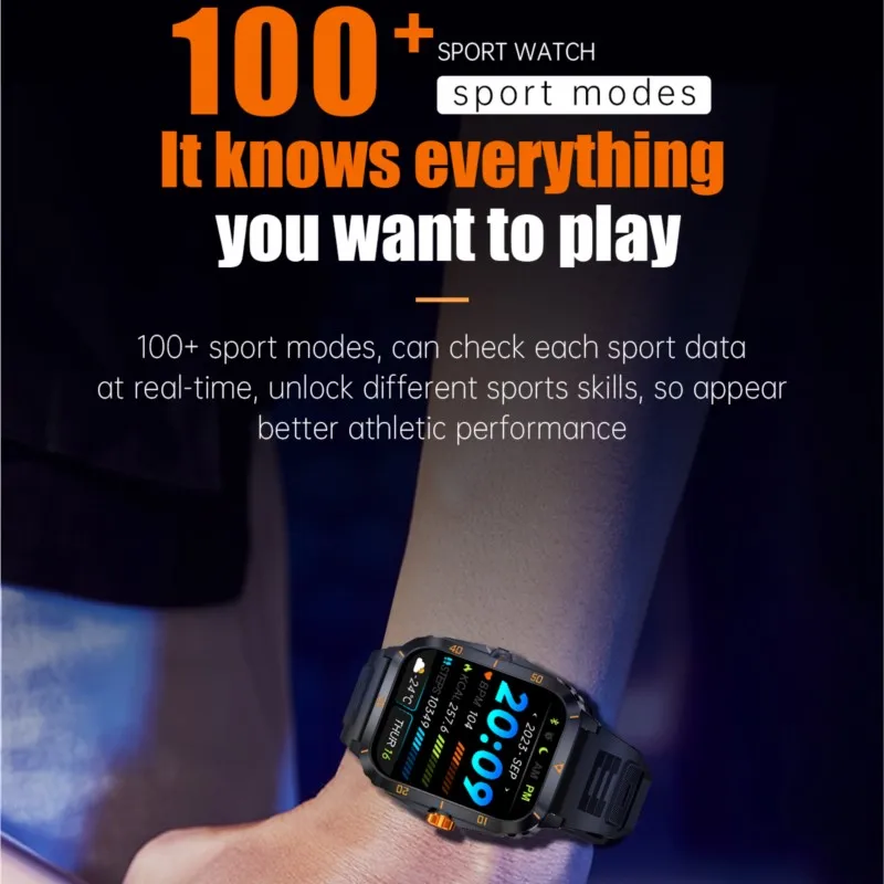 NAMOFOTO nowy wodoodporny Smartwatch 1.96 ''mężczyźni kobiety moda sport Fitness zegar na rękę BT zegarek na rękę DIY Dial inteligentne zegarki