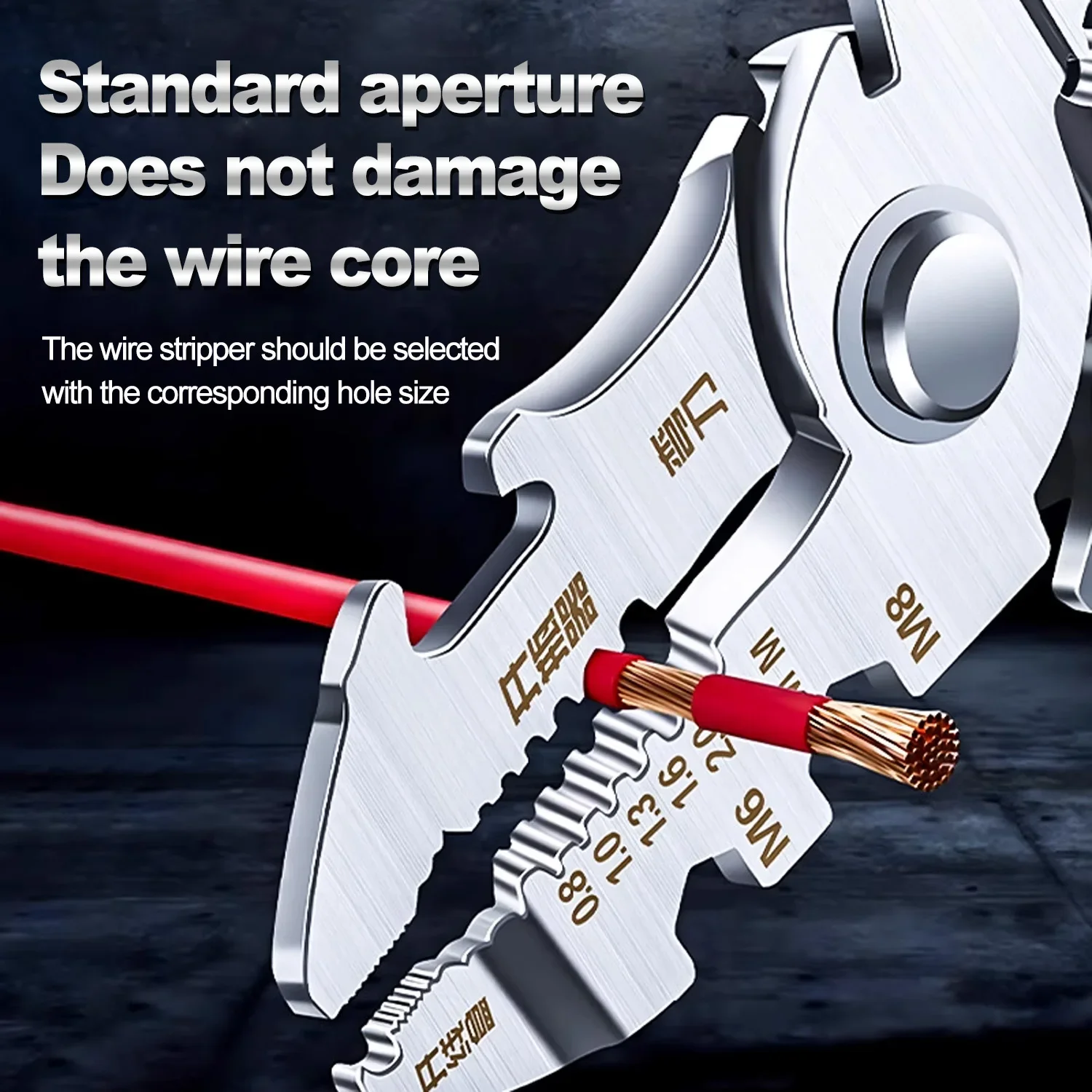 21-in-1 Multi-Functional Wire Stripper Scissors Electricity Wire Stripper Pliers Cutting Cable With Electrical Measuring Pliers