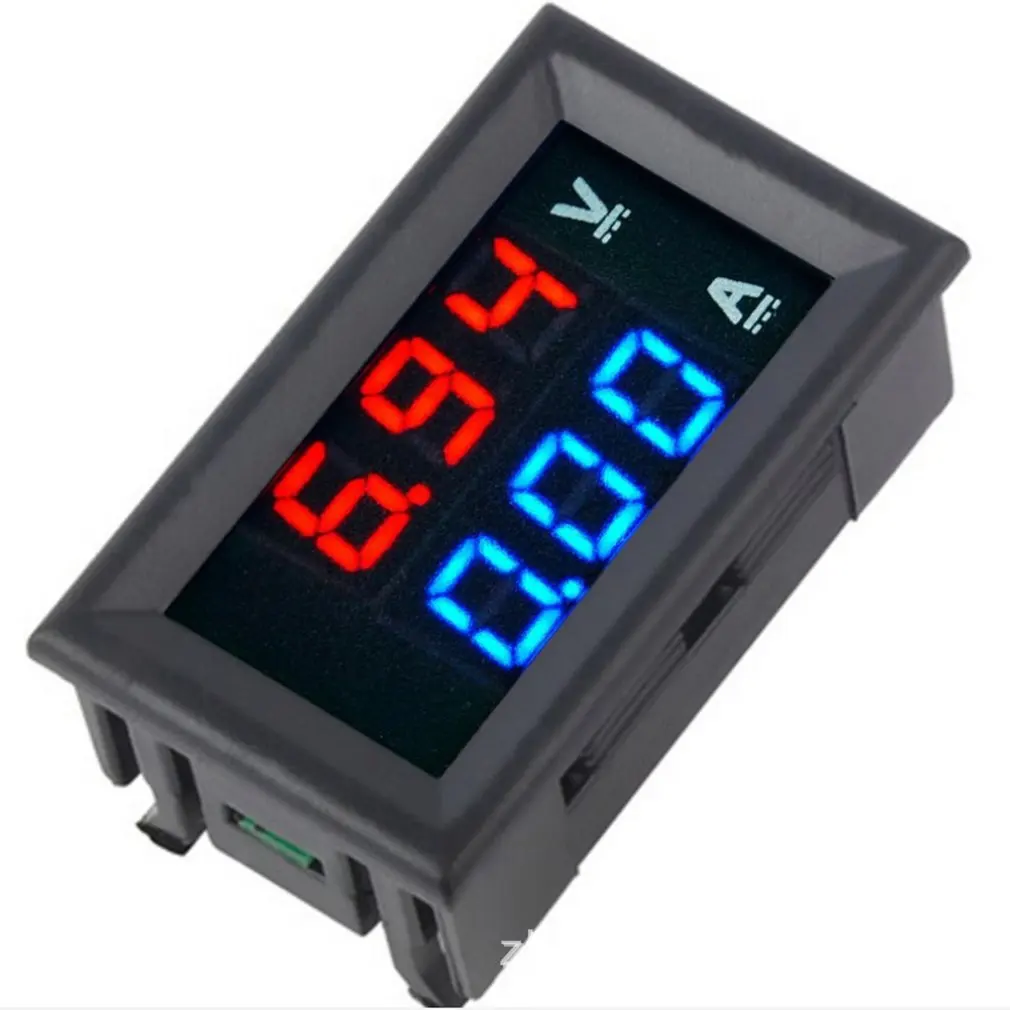 LCD Digital Voltmeter Ammeter Us Dc 100V 10/50 / 100A Voltmeter Ammeter Led Dual Digital Volt Amp Meter Gauge