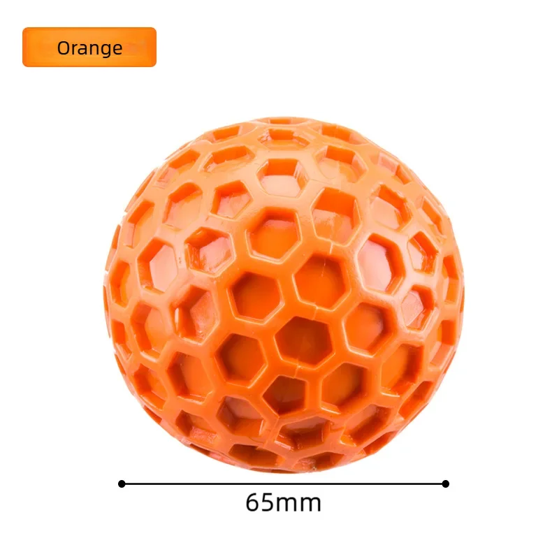 Tough Rubber Squeaky Chew Ball 6