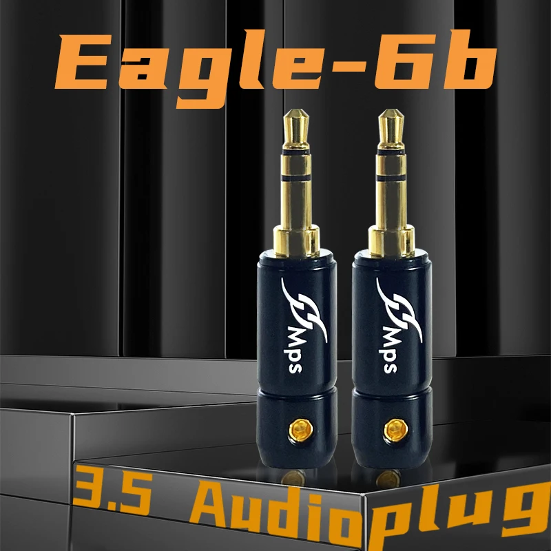 

MPS Eagle-6B HiFi Quality 3.5mm Repair Headphone Jack Audio Connector Plug 3.5mm Plugs For Stereo Headset Headphone for 6mm