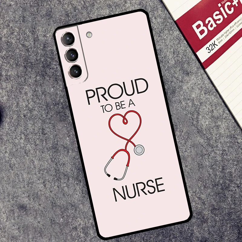 Medical Doctor Nurse Case For Samsung Galaxy S24 S23 S22 S21 Plus Ultra Note 20 S9 S10 Note 10 S20 S21 FE Cover