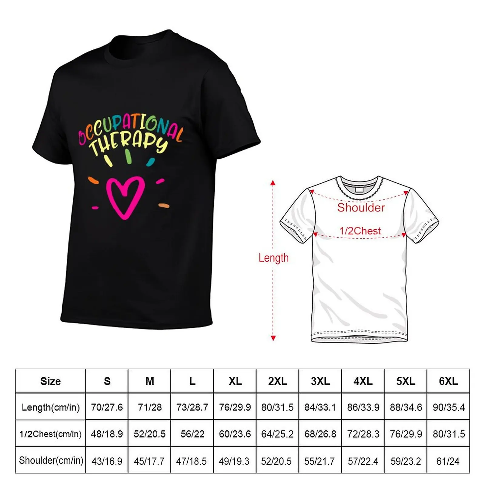 Assistant Month Shirt Occupational Heart Therapy Women anime oversize OT T-Shirt t For Therapist Gift Cute shirts Women