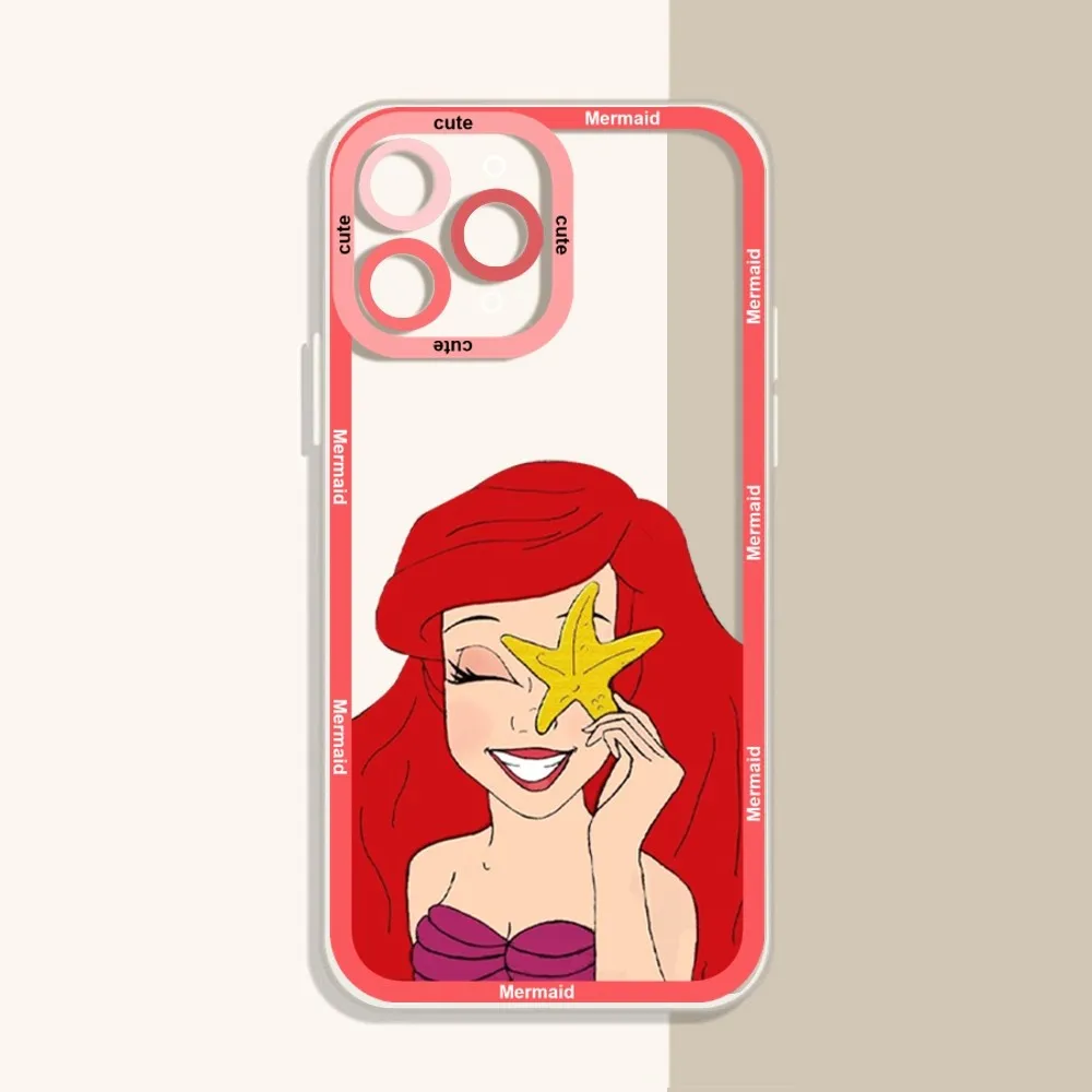 T-The Little M-Mermaid Movie Phone Case For IPhone 12 11 13 14 Pro Max XR XS Max X SE2020 7 8 Plus Case