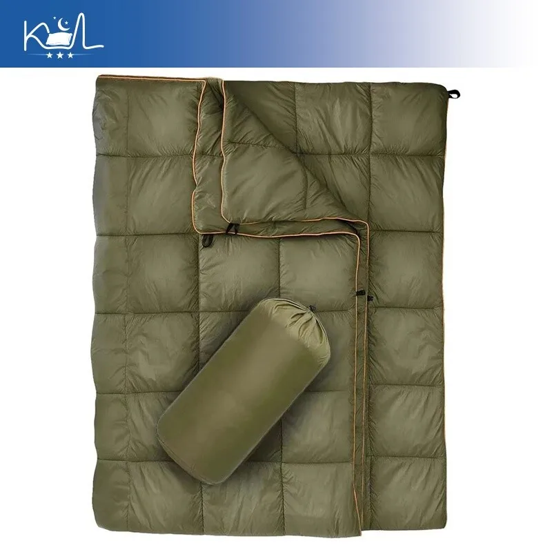 680g Travel Blanket Nylon Polyester Warm Cold Proof Winter Camping Mat For Adults Home Office Nap Floor Blanket Waterproof