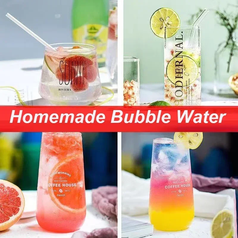 Soda Makers Bubble Water Machine Reducing Fat Healthy Water Carbonated Beverage Gas Making Machine Portable Sodastream Machine