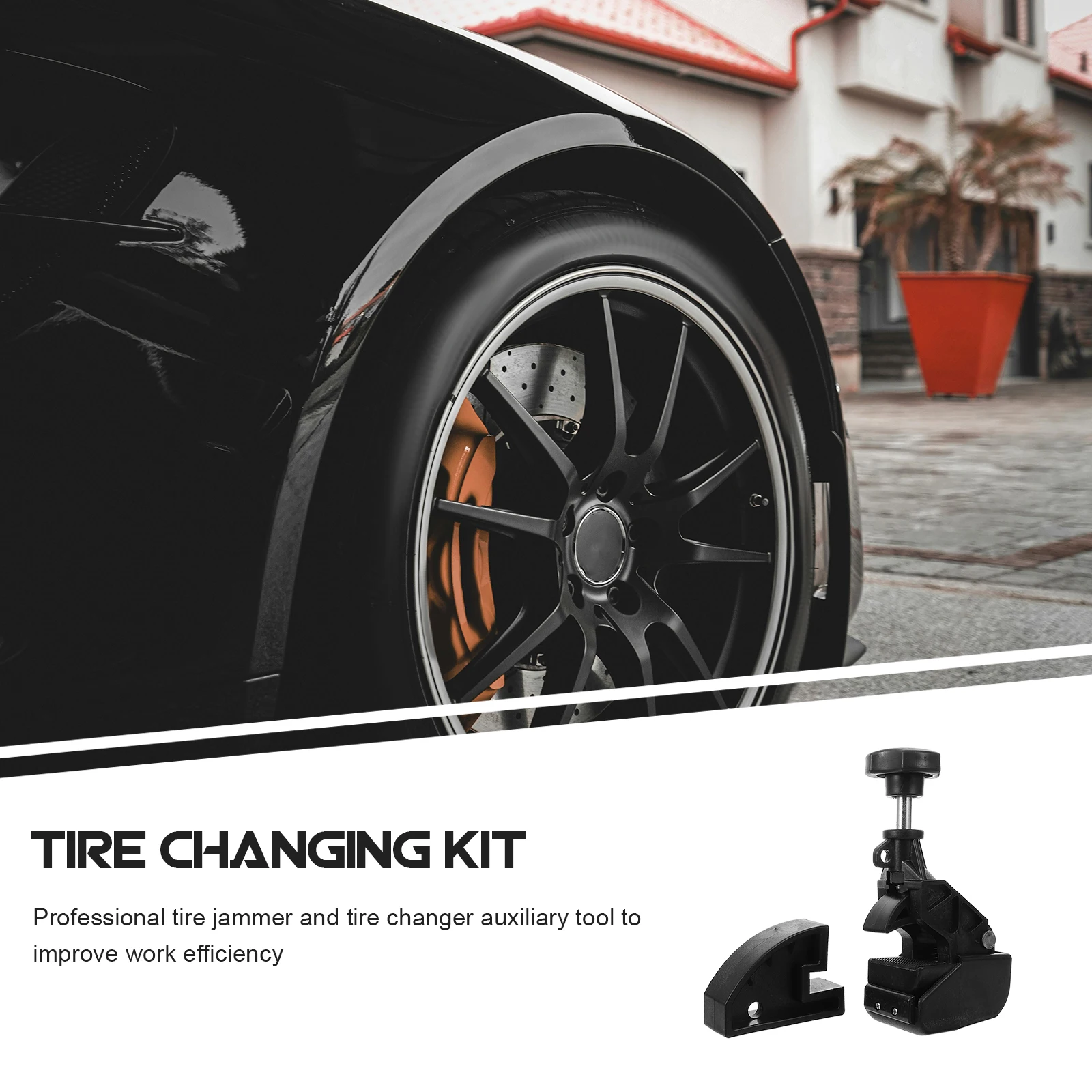 

1 set Tire Assist Tools Wheel Changer Clamp Plastic Bead Clamps Car Motorcycle Rim Removal Durable Tire Change Accessories