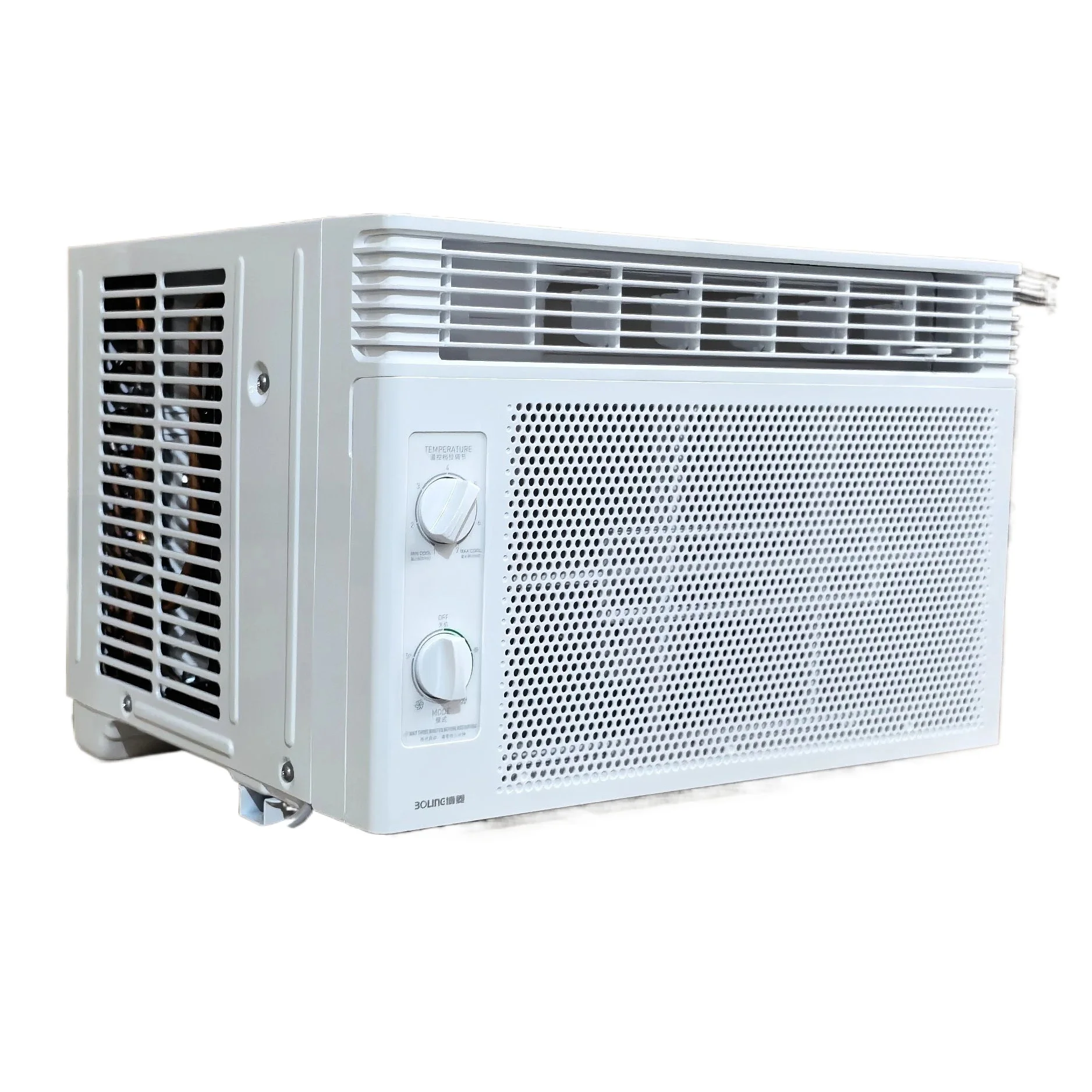 Single Cooling Window Air Conditioner, Mechanical Control Window Mount AC Unit for Small Room