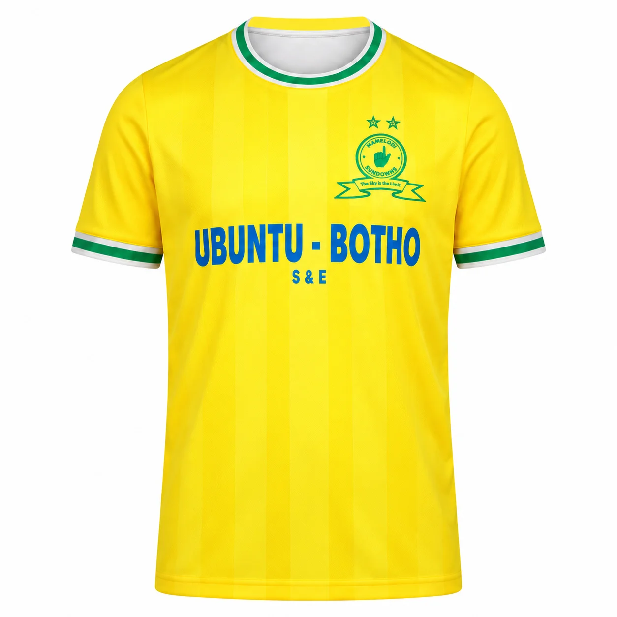 2026-27 Mamelodi Sundowns Home Football Jersey Men Women Kids Yellow Short Sleeve Soccer Shirt