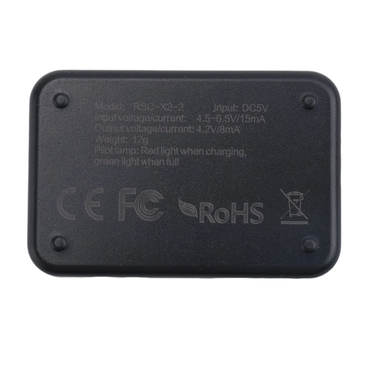 케이블 포함 단추 C 타입 리튬 배터리 충전기, LIR2032, LIR1632, LIR2025, LIR2016, LIR2032H, 검정색