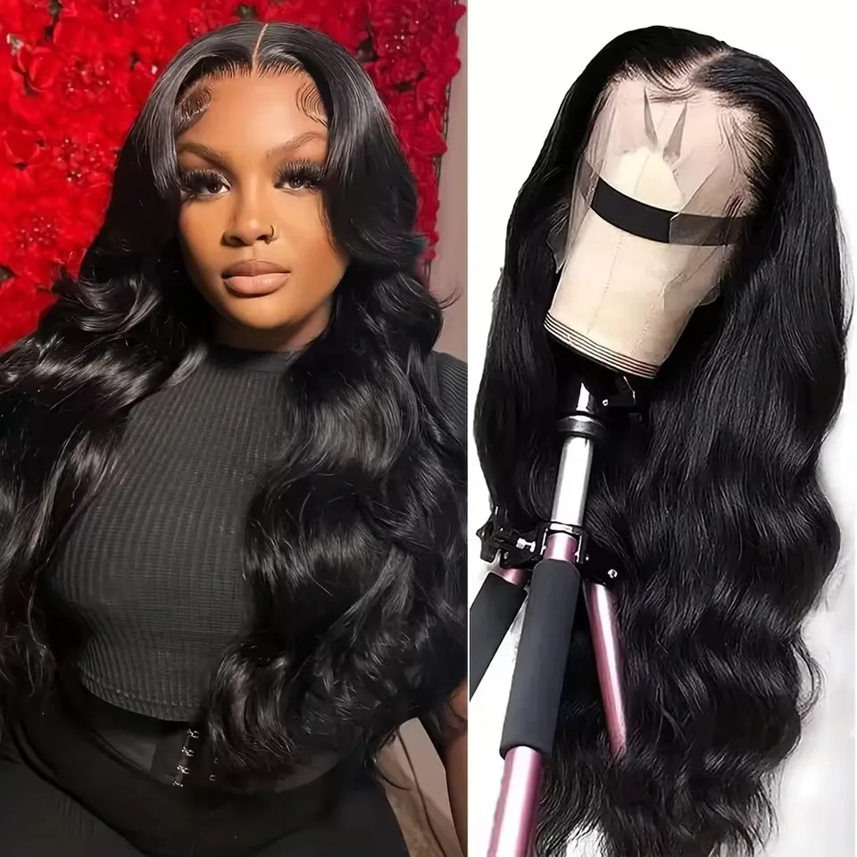 

Body Wave Transparent Lace Front Wig Human Hair Pre Plucked 13x4 Frontal Wigs Human Hair Lace Front Wig With Baby Hair For Women