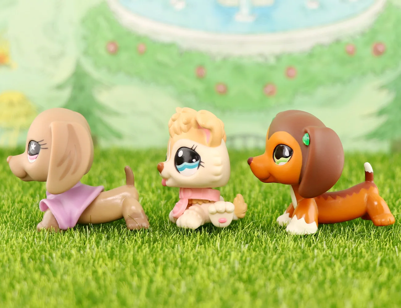 Sklep zoologiczny Jamnik # 932 # 675 Husky # 1013 3 szt. piesek Śliczne zabawki dla dzieci na prezent