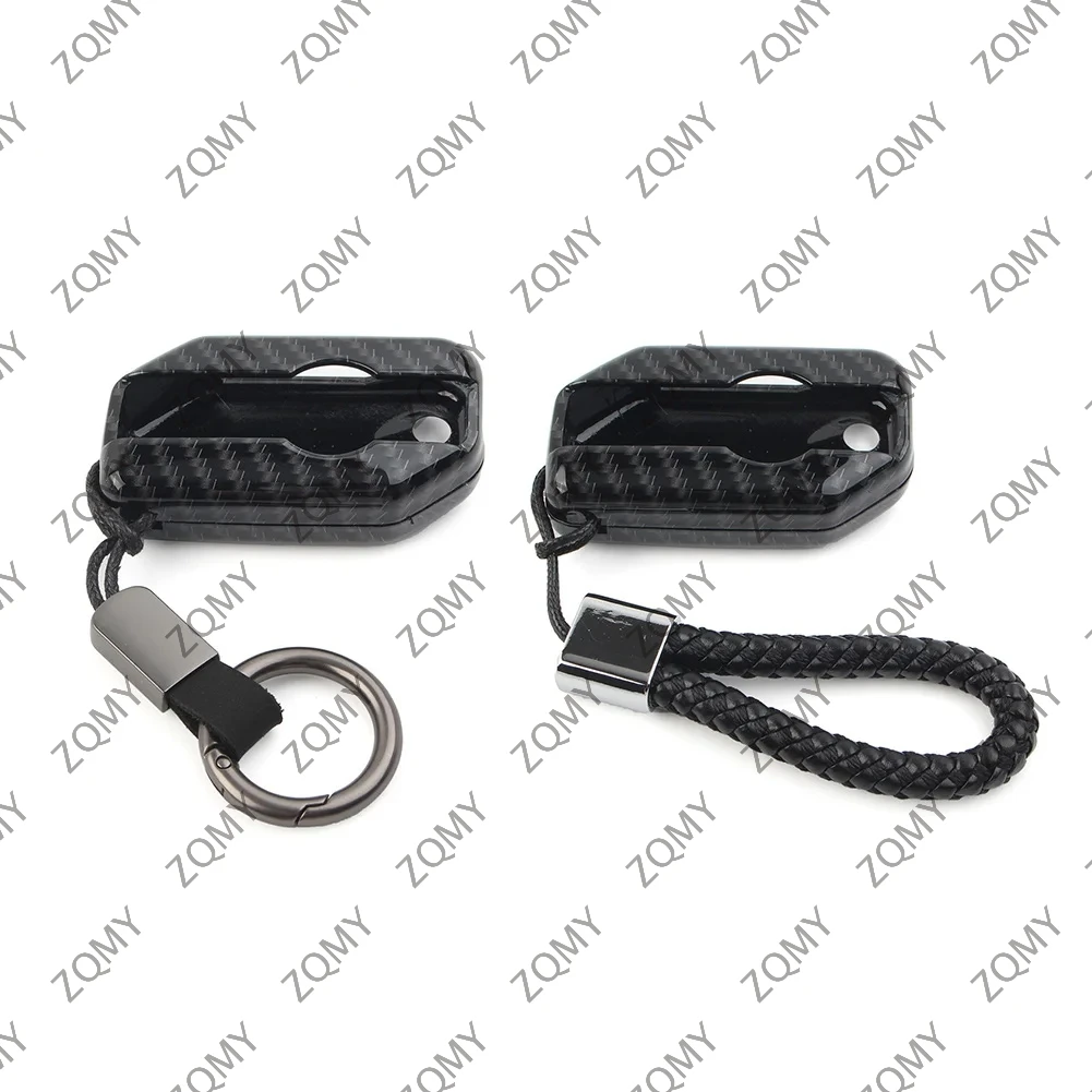 

Carbon Fiber Motorbike Key Chain Procter Cover Fob For BMW F750GS F850GS R1200GS R1250GS