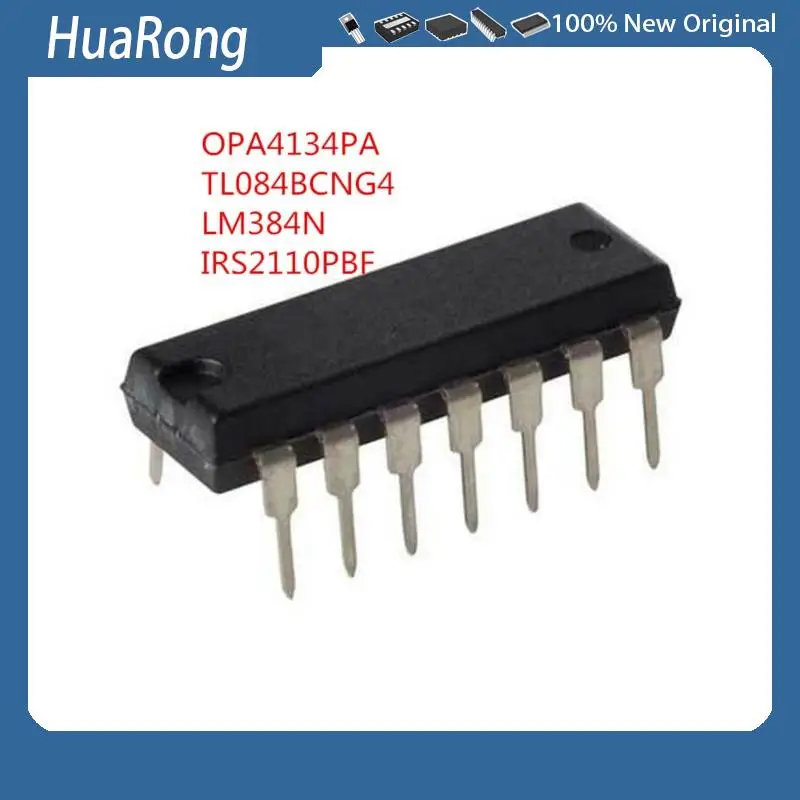 5PCS/LOT       OPA4134PA     OPA4134    TL084BCN    TL084BCNG4     LM384N     LM384 N      IRS2110PBF    IRS2110       DIP14