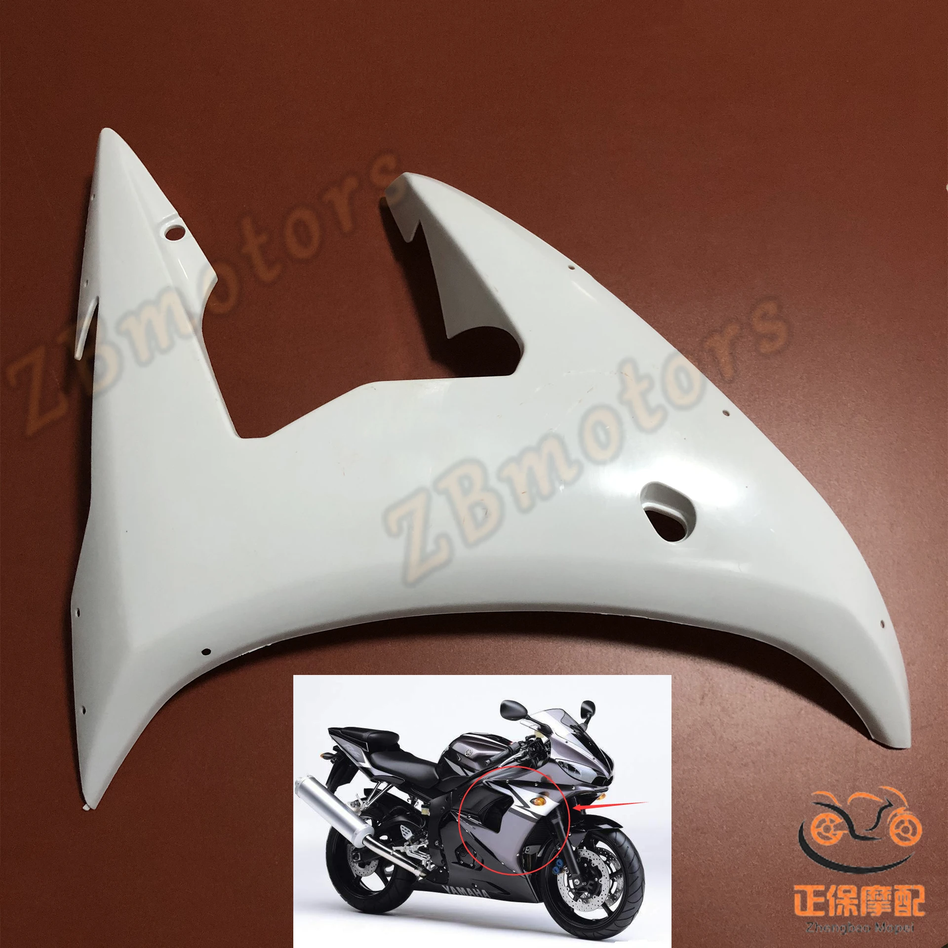 

Unpainted Fairing Right upon Side Cover Panlel Fit For YAMAHA YZF600 R6 2003 2004 2005