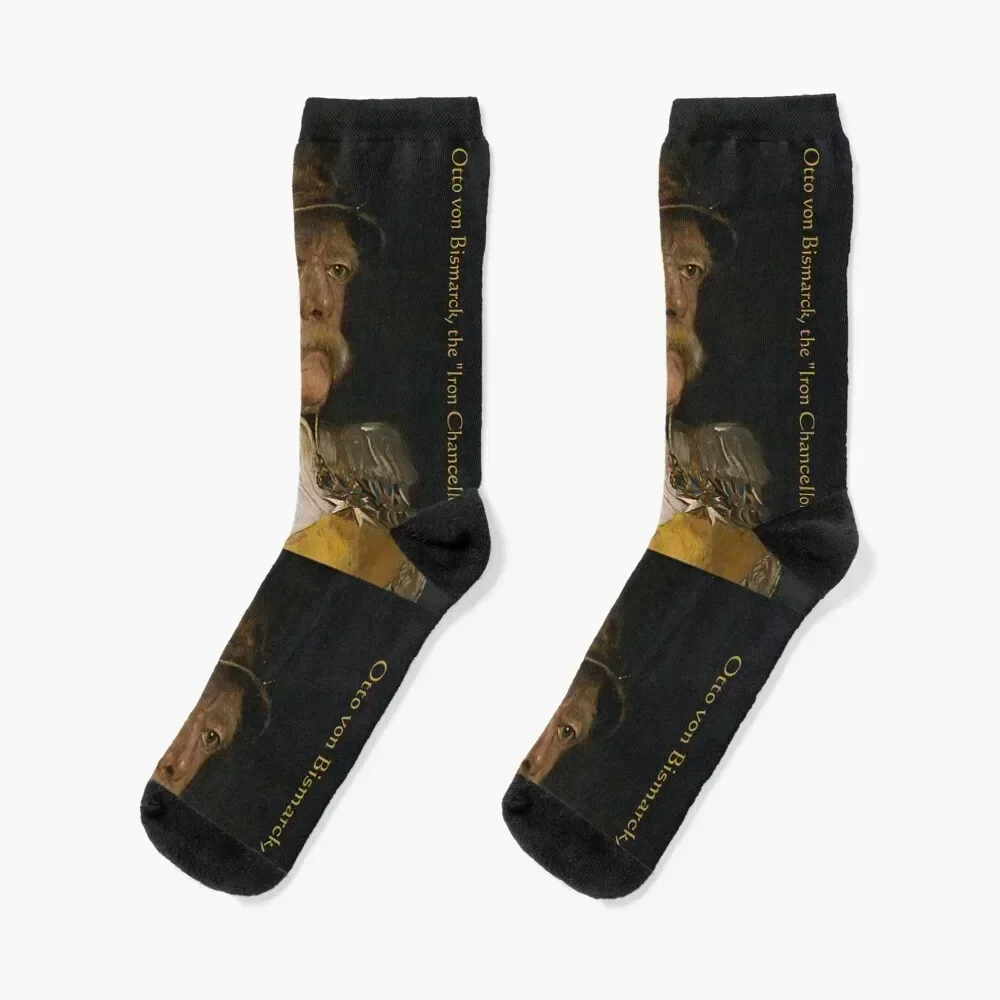 

Bismarck, the "Iron Chancellor" Socks christmass gift with print luxury gift Boy Child Socks Women's