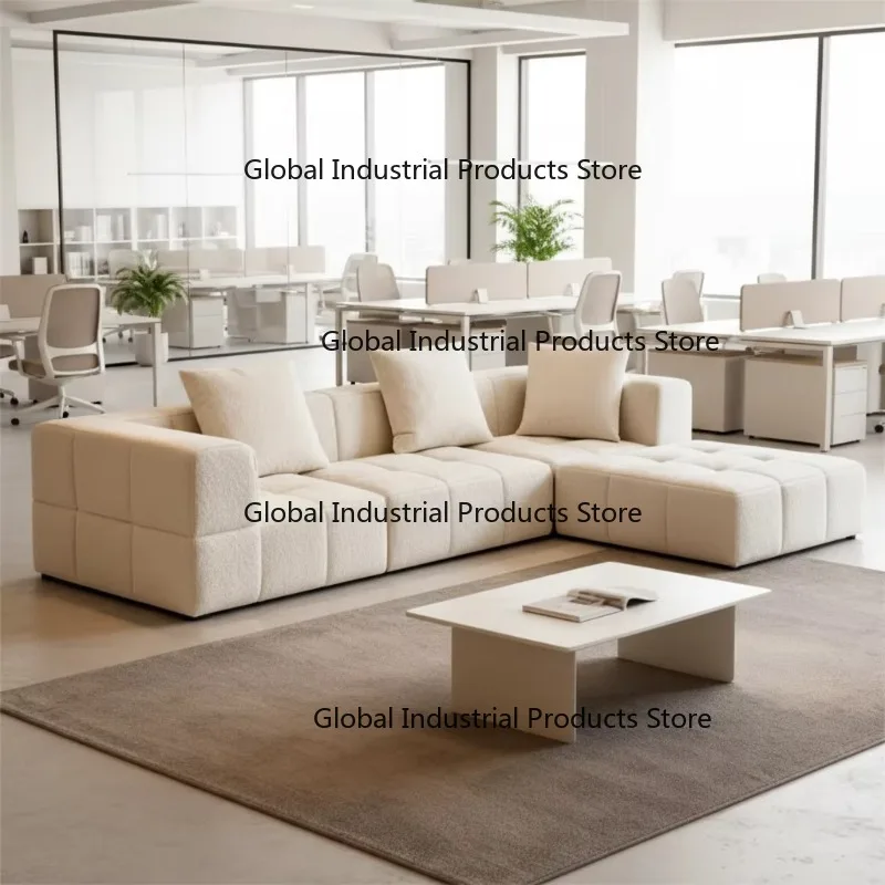 Office-Focused Compressed Sofa: Boneless Couch and Divano a Compress Providing Ergonomic Support and Versatility