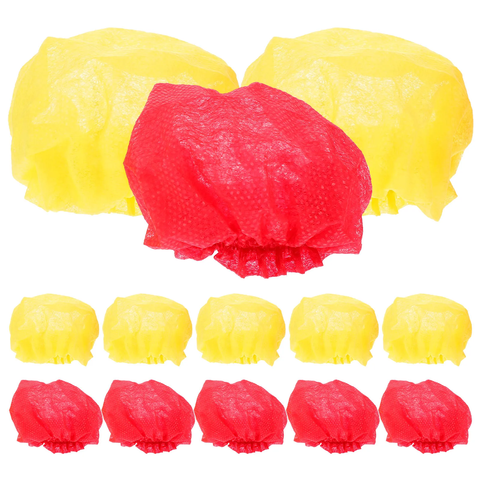 

200Pcs Single-Use Microphone Covers Non-Woven Handheld Mic Windscreen Elastic Band Adjustable Mic Shield for Performances Events