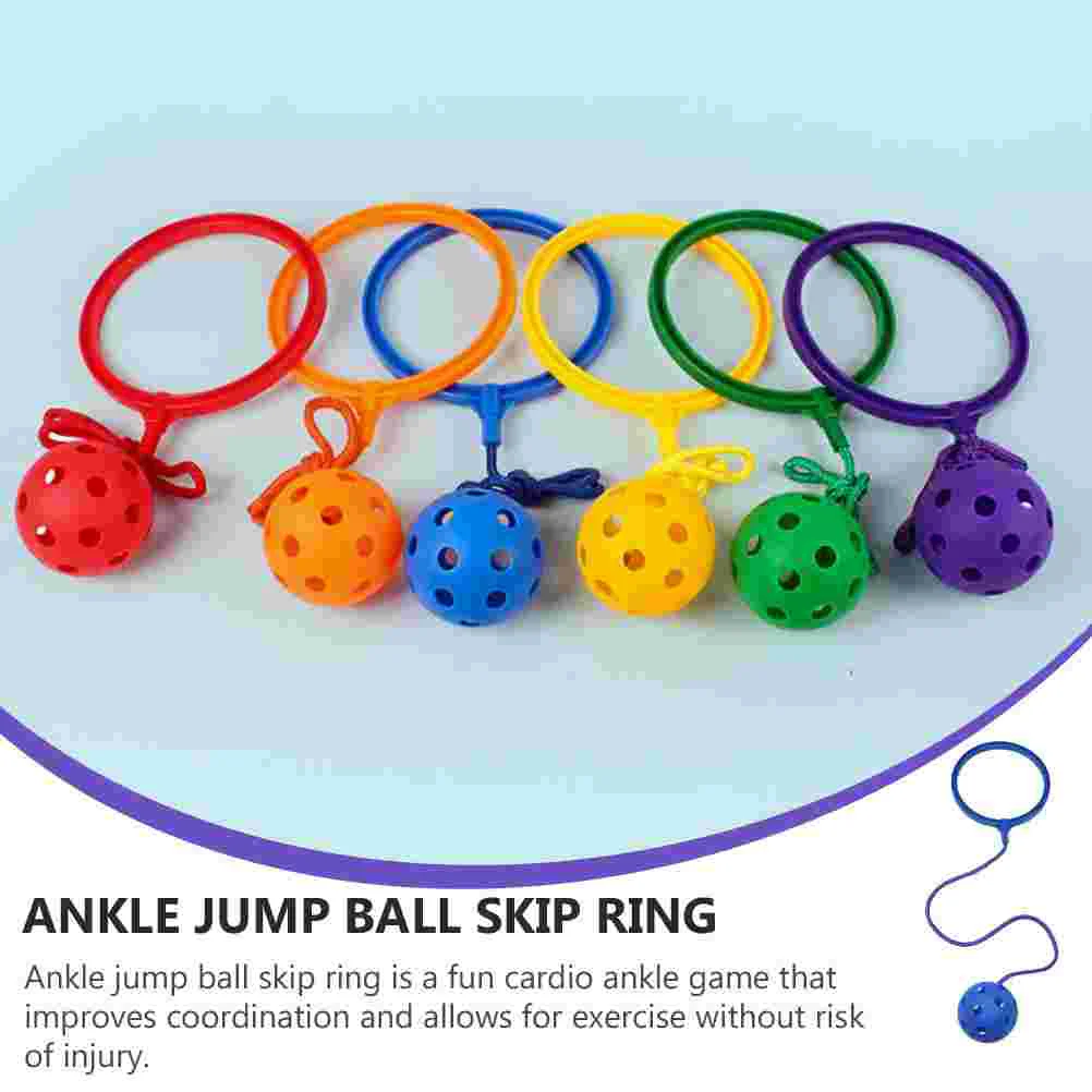 Balle rebondisnoyaux pour enfants, ULde rinçage et de saut, jeu de saut, sport de jambe Abs It, 3 pièces