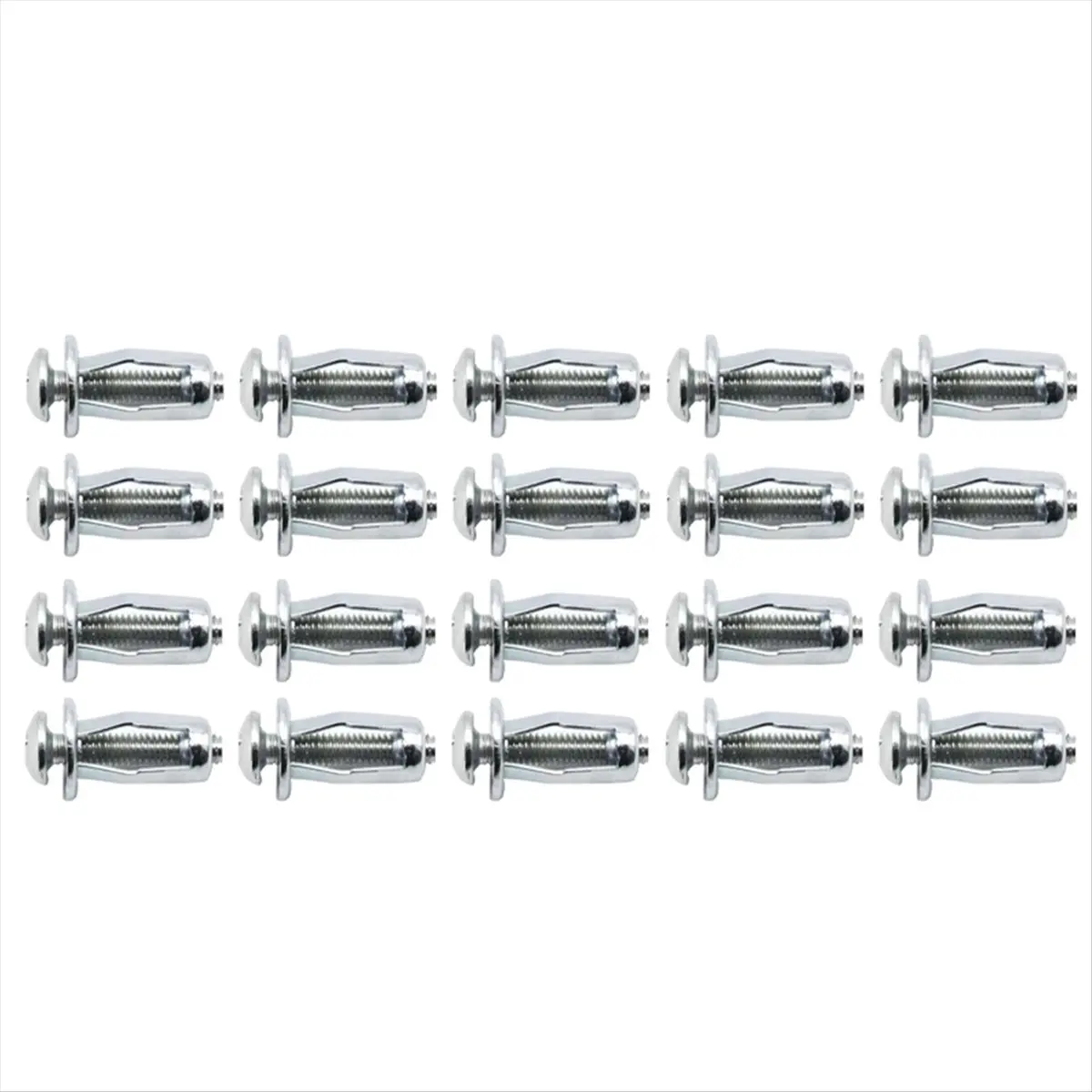 howhow 60PCS Jack Nut Expansion Rivets Nut Screw Bolt M4 M5 M6 Kit for Hollow Wall Iron Skin Clamp Petal Shape Anchors Plugs