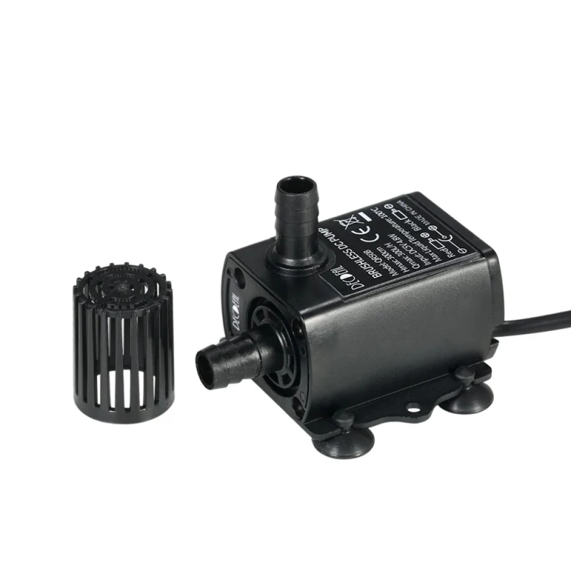 

4PCS Ultra-quiet Brushless DC USB Water Pump 5V 2.4W 250L/H Lift 200cm Submersible Fountain Aquarium Circulating