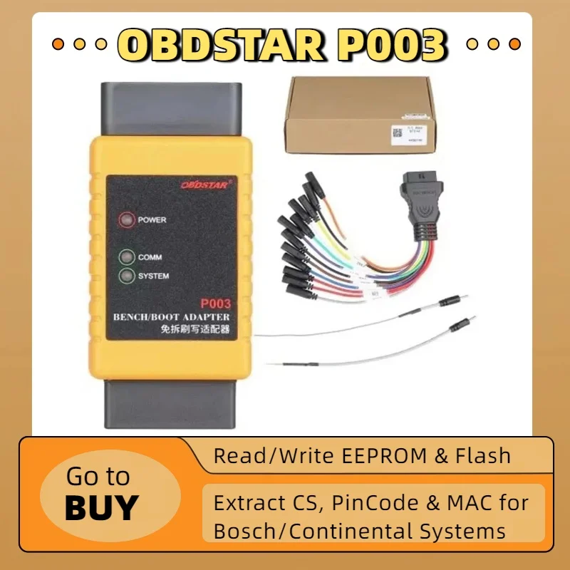 Kit adaptador de banco/marzo OBDSTAR P003 para leer ECU CS PIN que funciona con OBDSTAR DC706 Series X300 DP/ X300 DP PLUS/ DC706