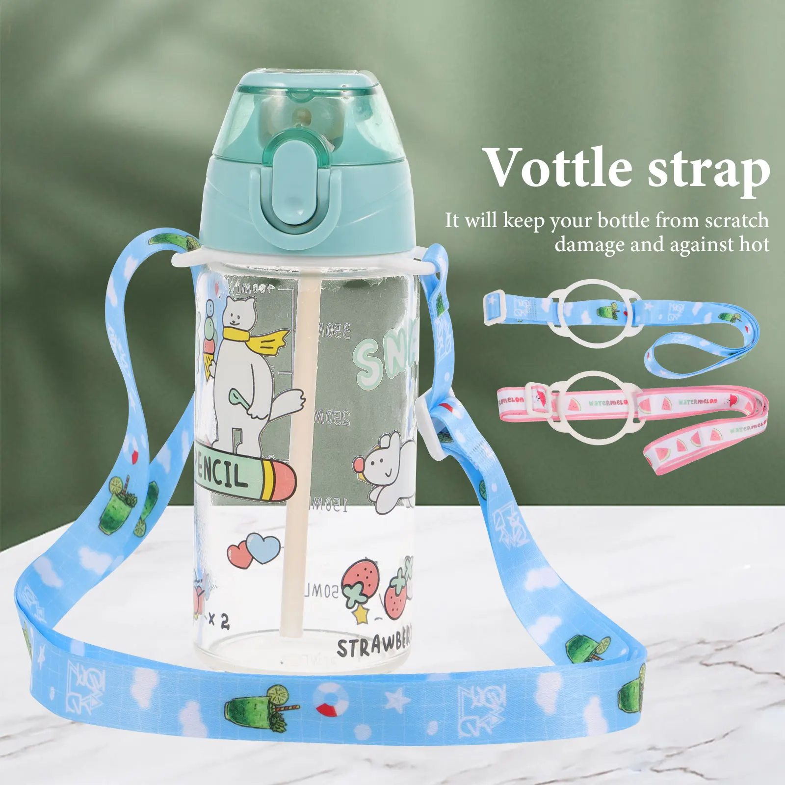 

2pcs Carrier Holder Hanging Wear-Resistant Sling For Hiking Camping Outdoor Travel Kettle Hanging Strap Holder Carrier Water