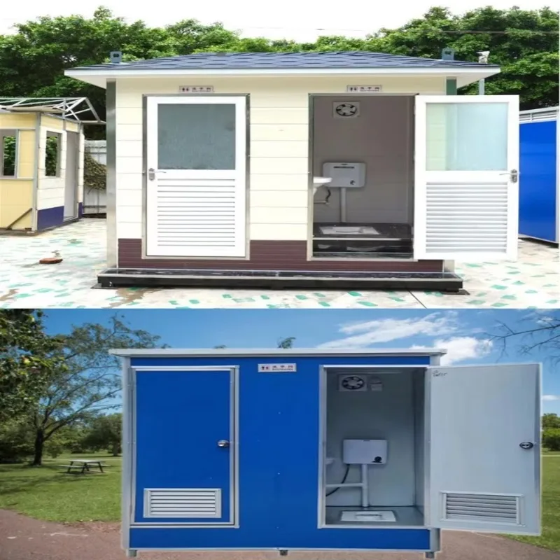 

Quick Delivery Portable Metal Mobile Toilet Simple Dry Public Outdoor Restroom Color Steel Washroom