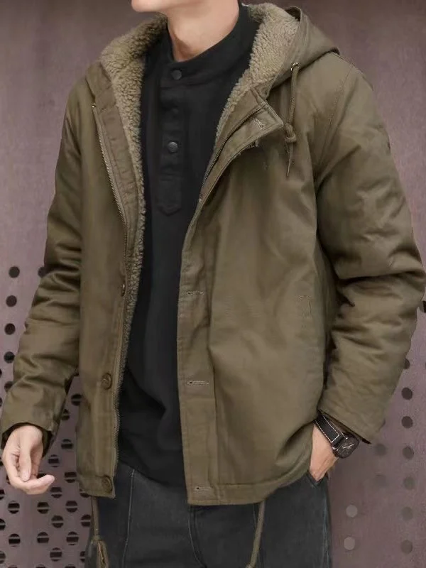 

Теплый Thiened Casual ort Cotton Jaet, мужское винтажное хлопковое пальто с капюшоном, молодежное молодежное хлопковое пальто с подставкой, дорожная одежда