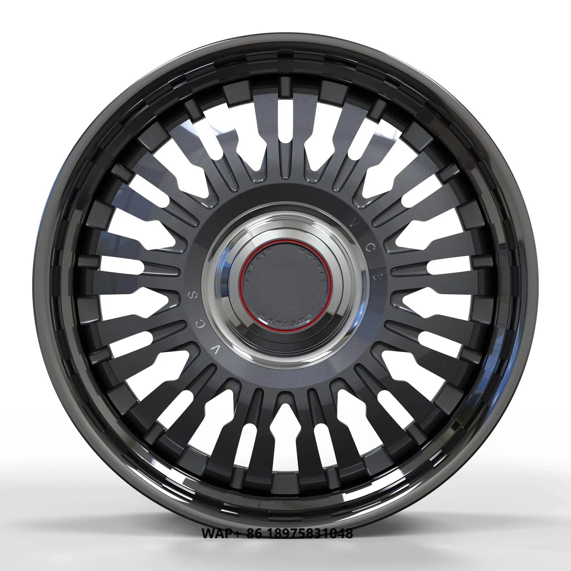 

HD2P1004 Custom 2PC Forged Wheels 16 to 24 Inch Black Chrom Milled Aluminum Alloy Wheel Suitable for Luxury Car Wheels