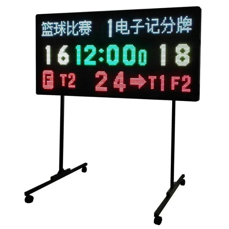 Basketball electronic scoreboard, scoreboard
