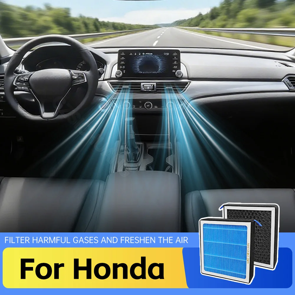 

Car Air Conditioning Filter For Honda Accord Crosstour Pilot Ridgeline Activated Carbon Cabin Air Filter Interior Accessories