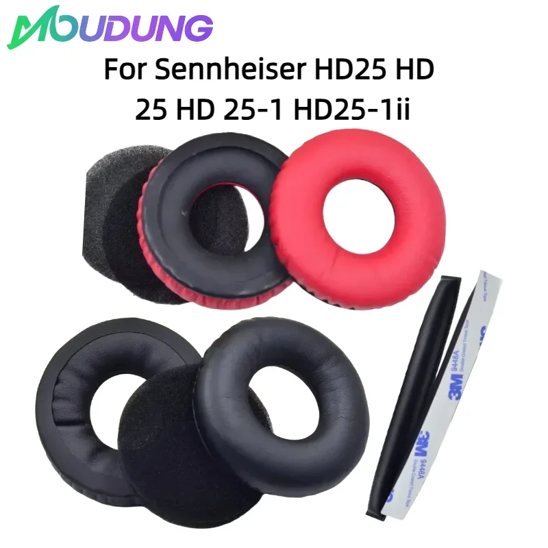 ل Sennheiser HD25 HD 25 HD 25-1 HD25-1ii سماعة/استبدال وسادات الأذن لينة البروتين الجلود الذاكرة الإسفنج غطاء للأذنين ،