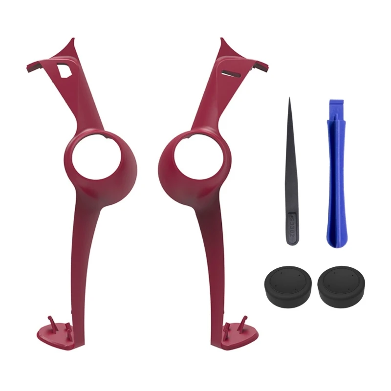 Game Console Decorative Trim Strips with Thumb Caps for Portal Console Replacement Trim Strips Game Part