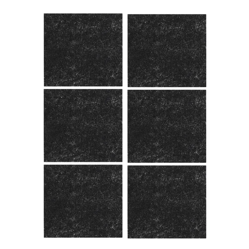 Hot Sell 6PCS Cat Litter Box Filter Odor Absorbing Refills The Black Activated