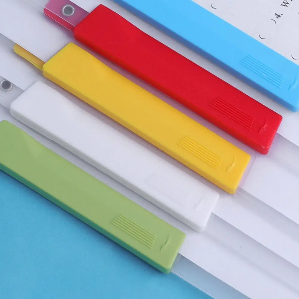 Classeur A4 à Ouverture Latérale, réinitialisation de Rangement pour Papier de Test Transparent avec Étiquette, Anti-Poussière, 5 Pièces