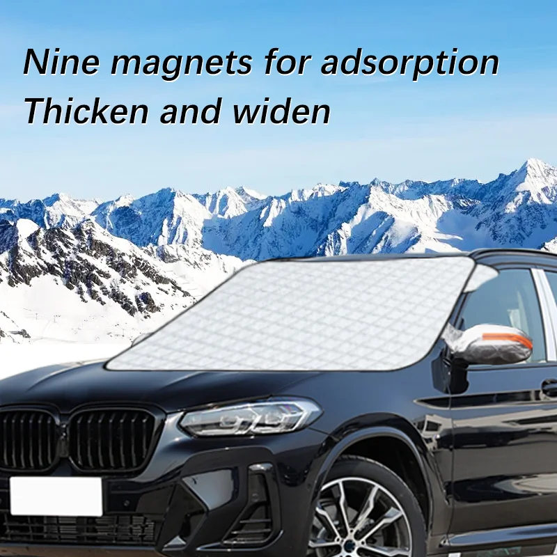 Car Windshield Cover Magnet Winter Window Snow Shield Anti Frost Auto Front Window Snow Cover For BMW X3