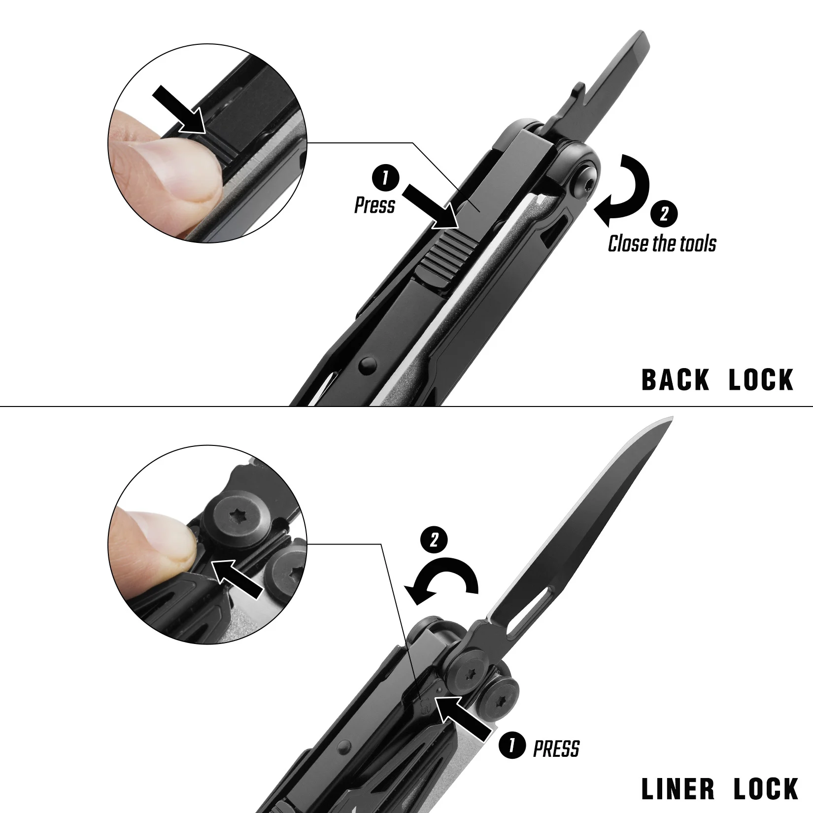 SWISS TECH-Alicates multiherramienta 16 en 1 para acampada, pelacables portátil de bolsillo para exteriores, novedad