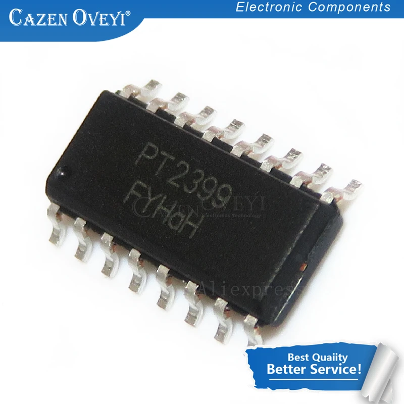 Modelo nº 5pcs/lote PT2399S PT2399 SOP-16 Circuito de Processamento de Reverberação Digital de Áudio Novo Original Em Estoque