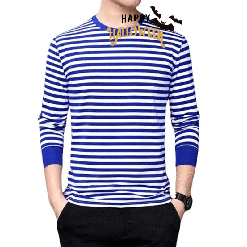 Russia Naval, Submarine Force, Marine Unisex Sailor Striped T-Shirt Cotton O-Neck Long Sleeve T Shirt New