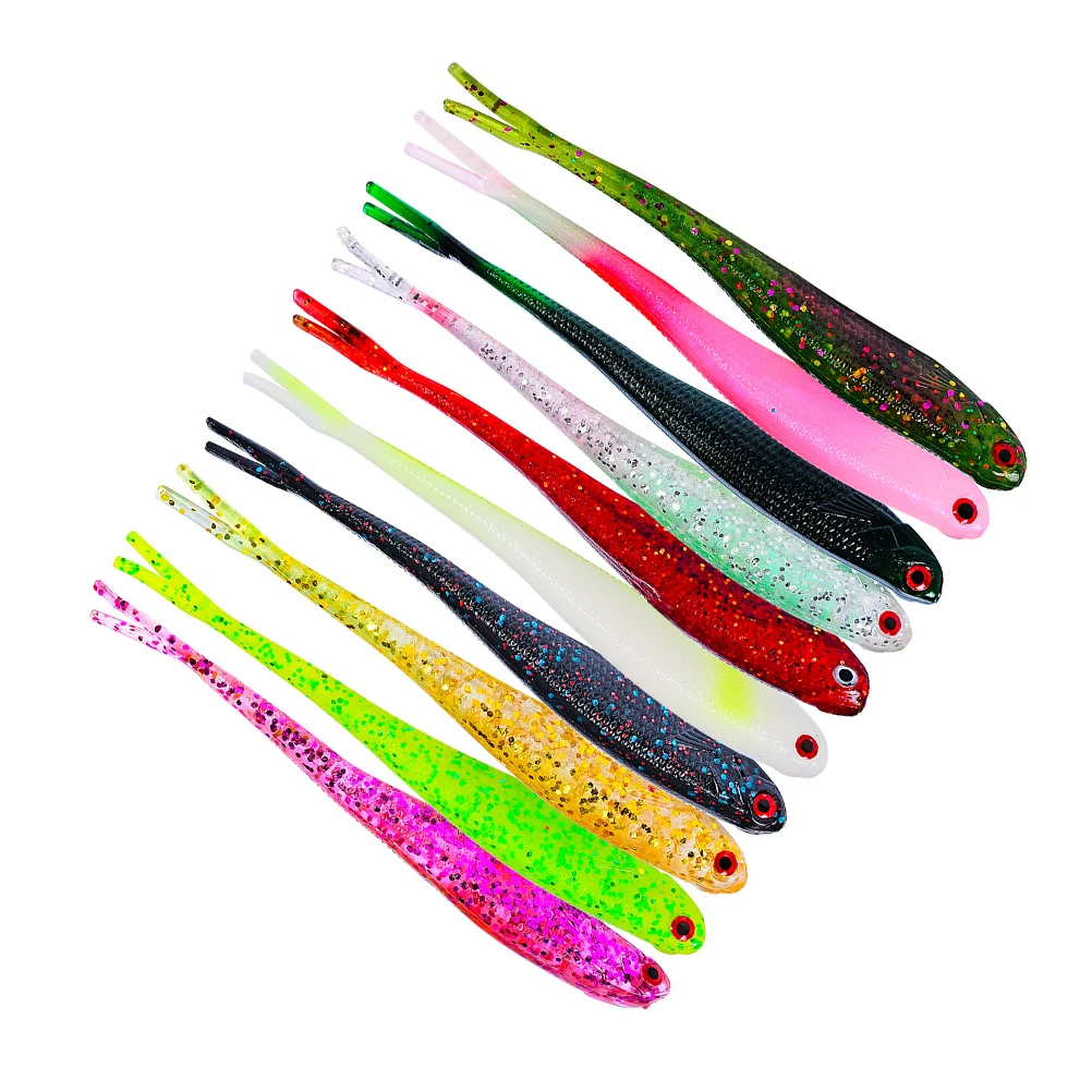 10pcs Fishing Lures For Outdoor Freshwater Saltwater Lightweight Durable Fish Attractor Simulated Baits Fishing Supplies Tools