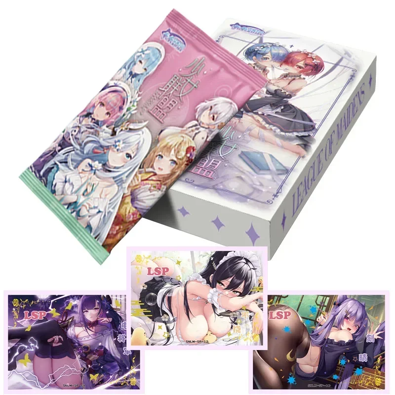 

Goddess Story League of Maidens Cards Limited Edition Games Playing Card Full Set Anime Girls Peripheral Collectible Xmas Gifts