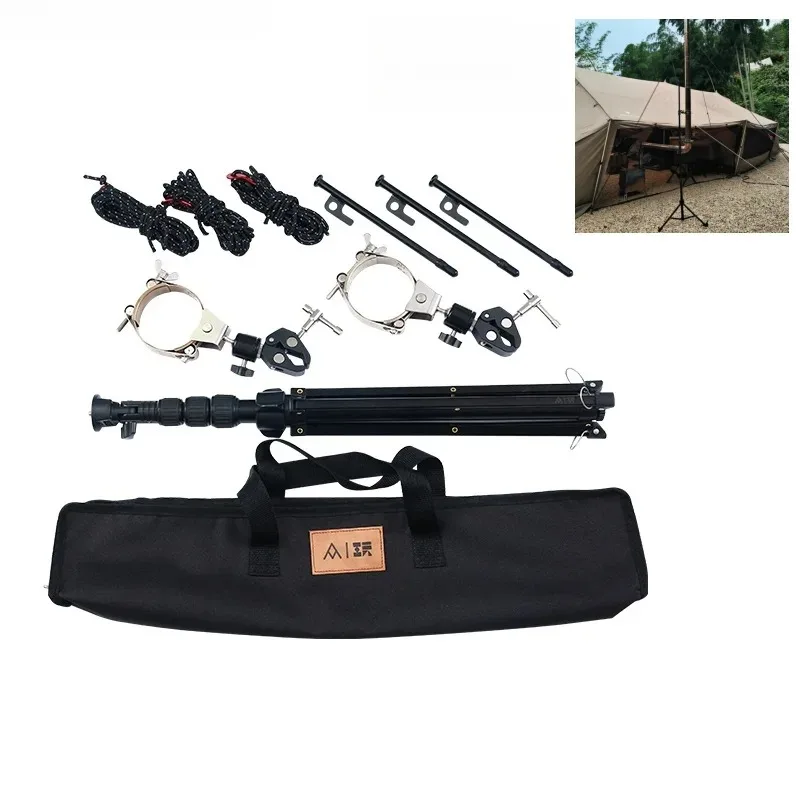 Outdoor Camping Chimney Side Out Bracket Set Tool-Free Installation Wood Stove Pipe Fixing Bracket Kit Stove Accessories