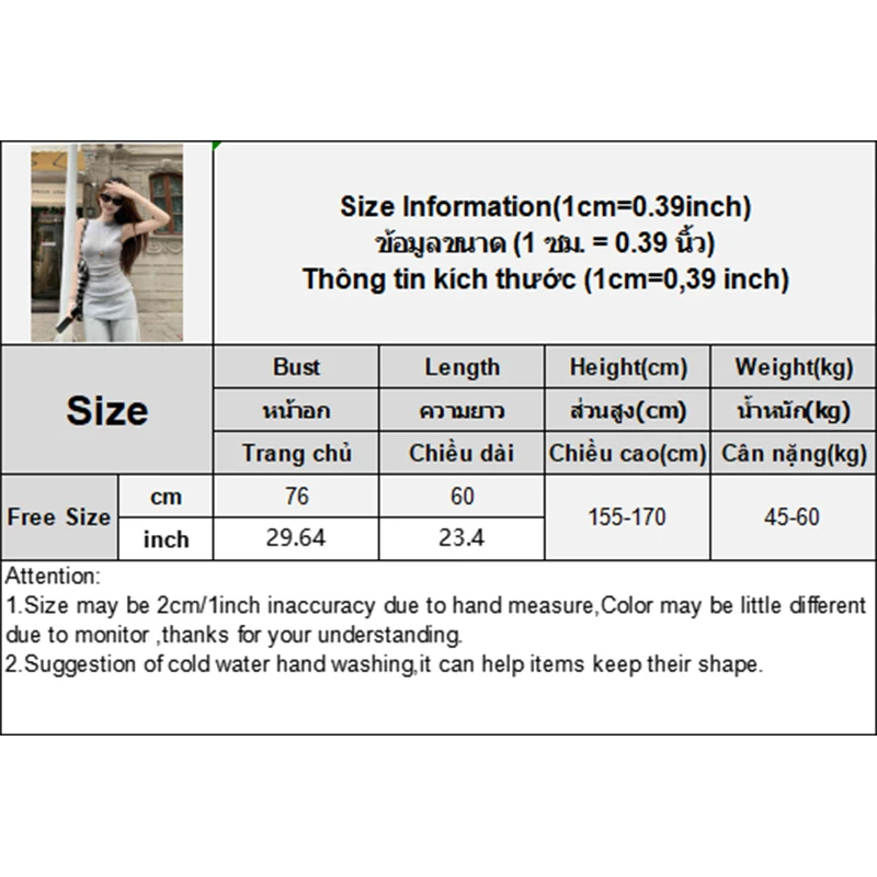 

Fashion Irregular Slim Fit Grey Sleeveless Knitted Vest For Women Summer